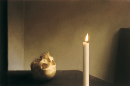 Gerhard Richter, Schädel mit Kerze